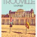 Affiche trouville sur mer 1