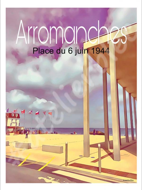 Affiche arromanches les bains10