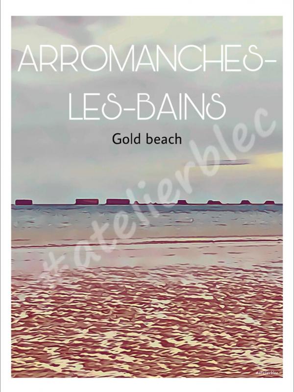 Affiche arromanches les bains3