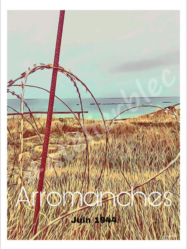 Affiche arromanches les bains4