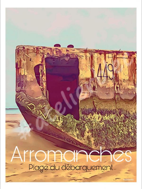 Affiche arromanches les bains6