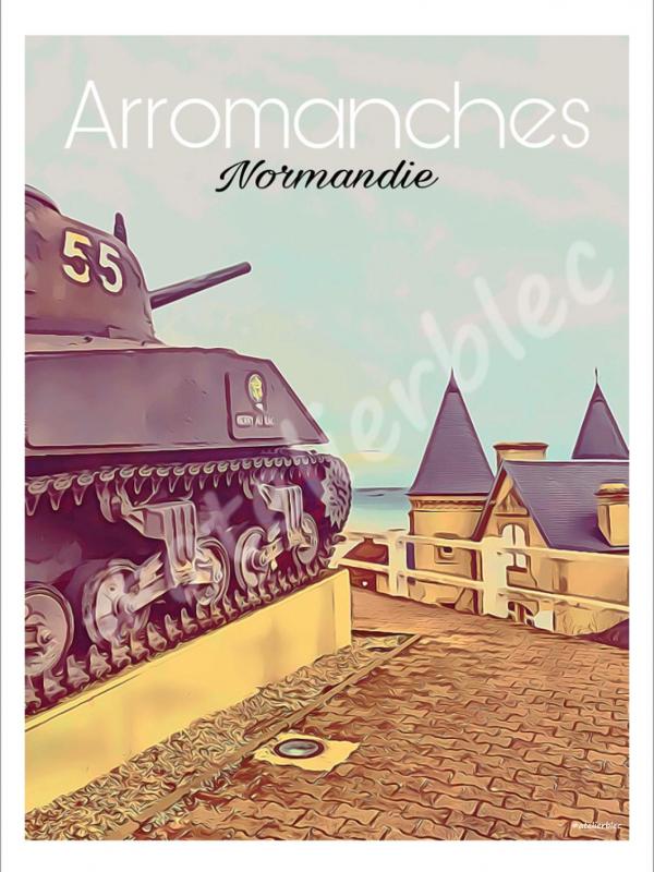 Affiche arromanches les bains7