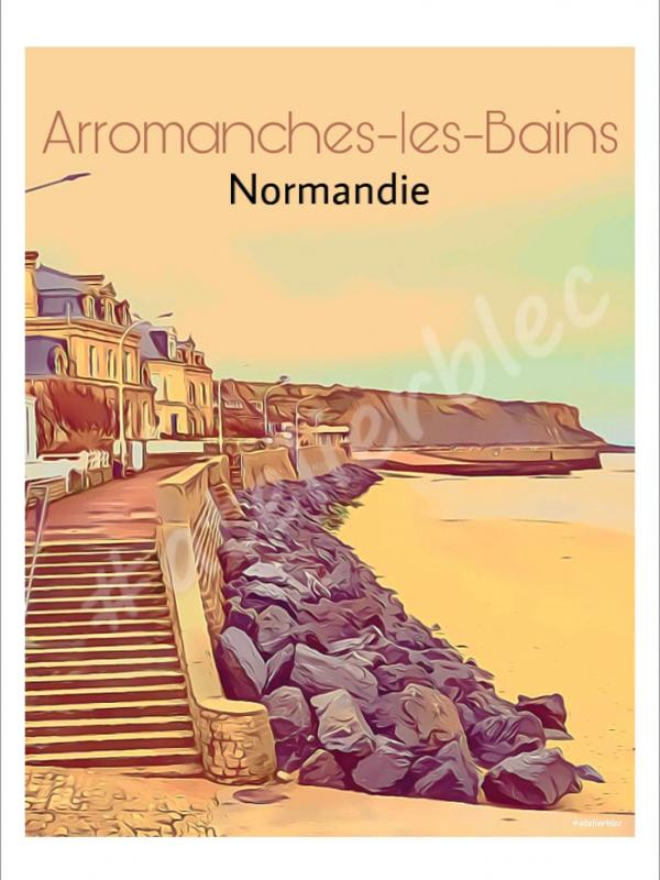 Affiche arromanches les bains9