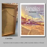 Affiche asnelles 9 toile