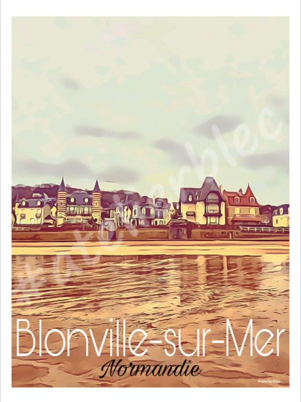 Affiche blonville sur mer 1