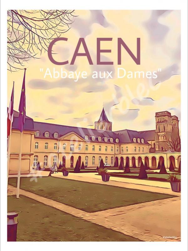 Affiche caen abbaye aux dames 26