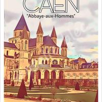 Affiche caen abbaye aux hommes 25