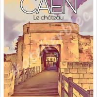 Affiche caen le chateau 11