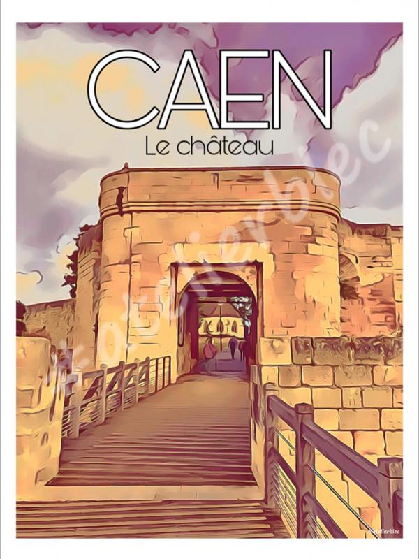 Affiche caen le chateau 11