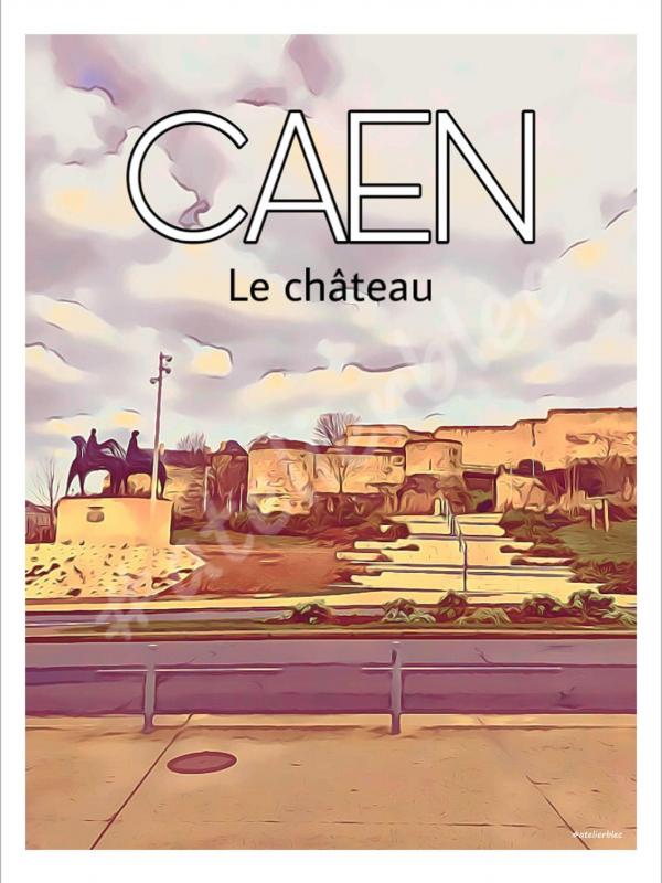 Affiche caen le chateau 27