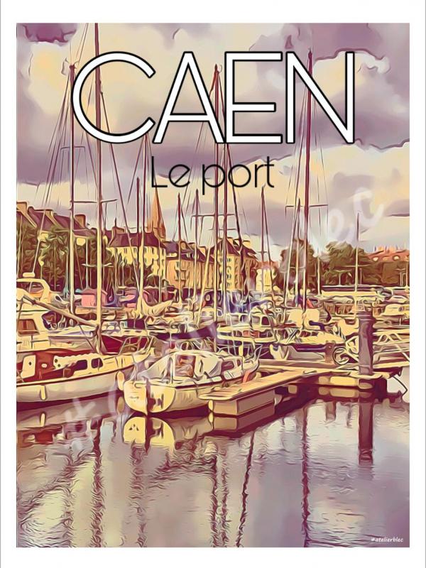 Affiche caen le port 6