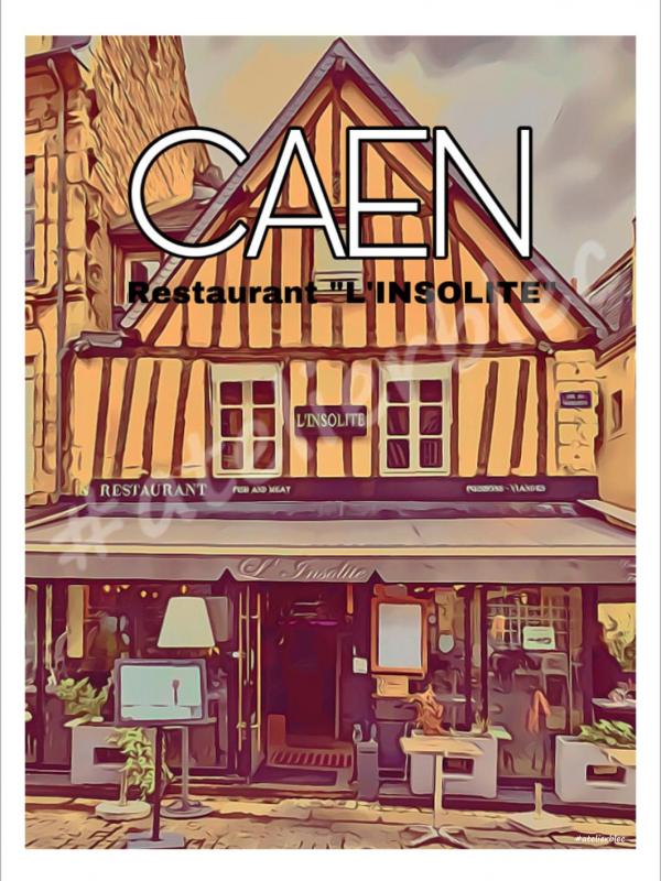 Affiche caen restaurant l insolite 12