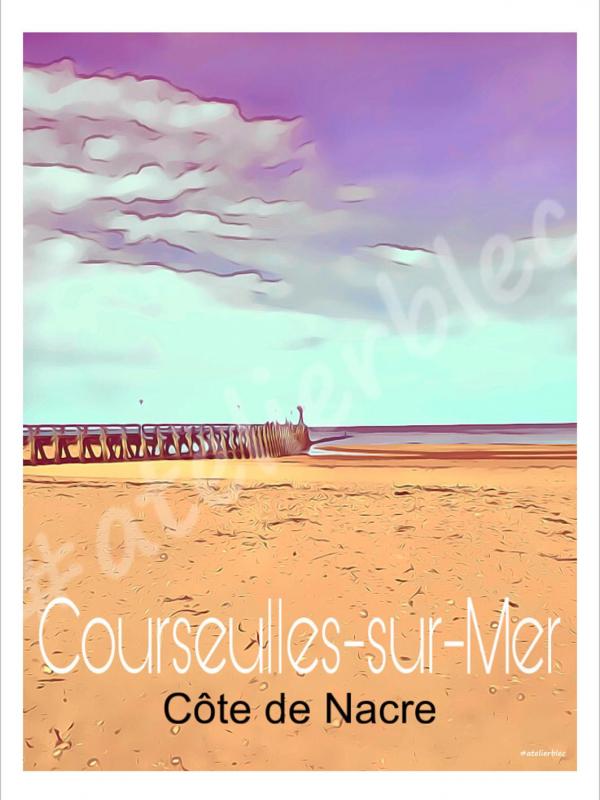 Affiche courseulles sur mer 6