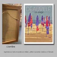 Affiche deauville 1 toile