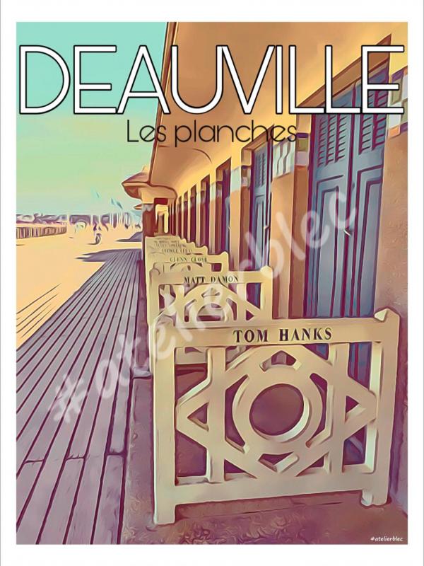 Affiche deauville les planches 2