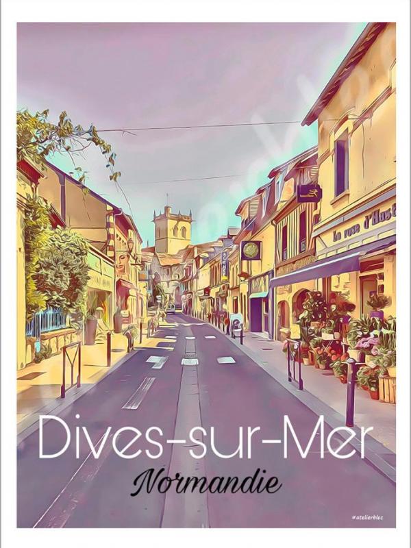 Affiche dives sur mer 7