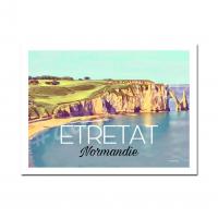 Affiche et magnet Etretat