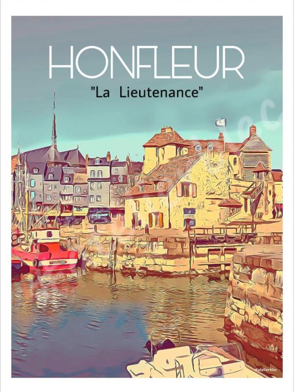 Affiche honfleur10 1