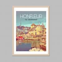 Affiche honfleur10