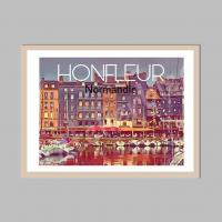 Affiche honfleur12