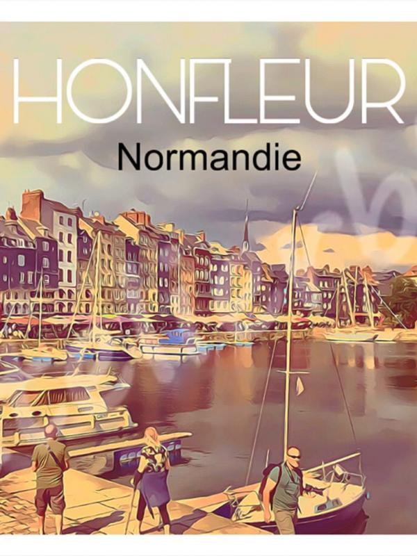 Affiche honfleur18 1