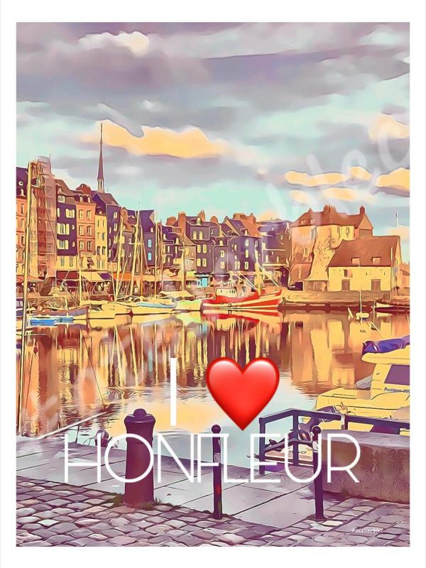 Affiche honfleur24