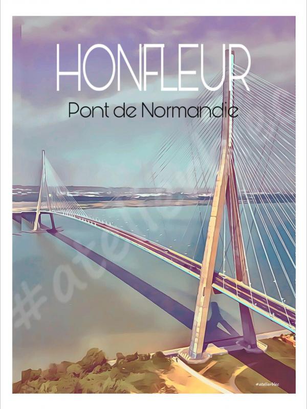 Affiche honfleur25