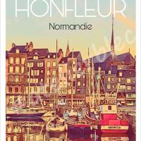 Affiche honfleur4