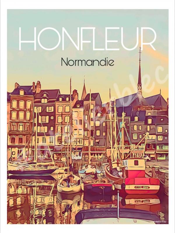 Affiche honfleur4