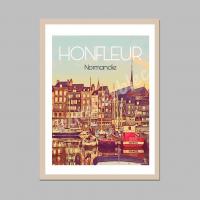 Affiche honfleur4