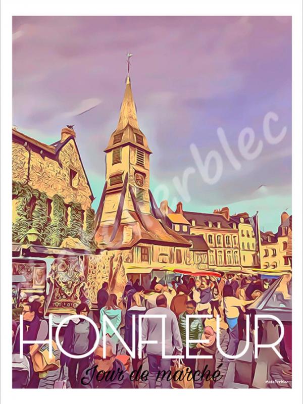 Affiche honfleur8 1