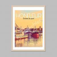 Affiche honfleur9