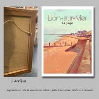 Affiche lion2 toile