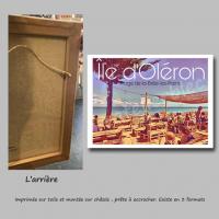 Affiche oleron4 toile