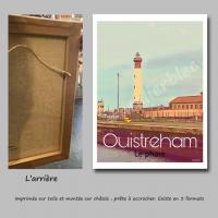 Affiche ouistreham 6 toile