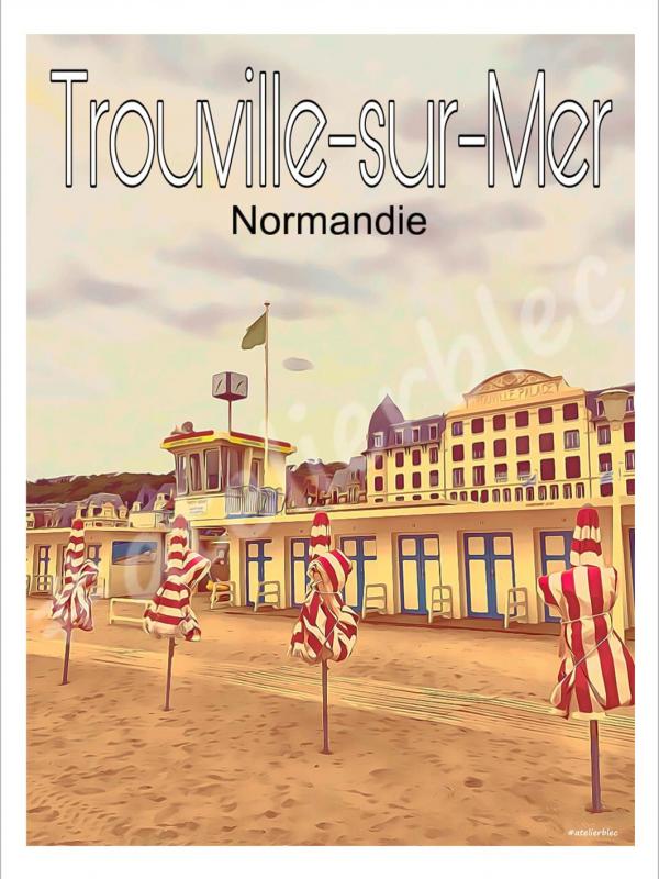 Affiche trouville sur mer 14