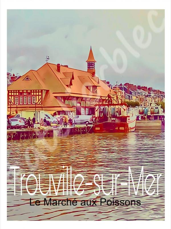 Affiche trouville sur mer 17