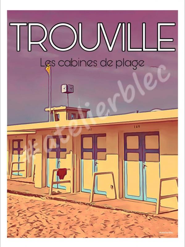 Affiche trouville sur mer 2