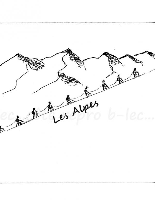 Les alpinistes  collection 